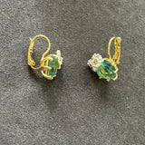 Pre-loved Les nereides flower earrings