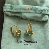 Pre-loved Les nereides flower earrings