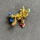Pre-loved Les nereides flower brooch