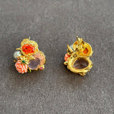 Pre-loved Les nereides stud earrings