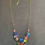 Pre-loved Les nereides floral necklace