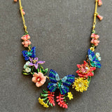 Pre-loved Les nereides floral necklace