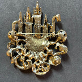 Vintage Inspired Castle Brooch VIN019