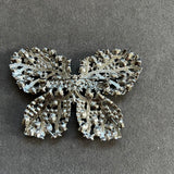 Large Emerald Green Crystal Butterfly Brooch VIN020