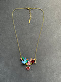 Pre-loved RRP £305 Les Néréides “Lush Garden” Statement Necklace
