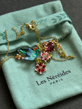 Pre-loved RRP £305 Les Néréides “Lush Garden” Statement Necklace