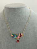 Pre-loved RRP £305 Les Néréides “Lush Garden” Statement Necklace