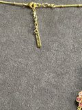 Pre-loved Les Néréides Pink Floral Bow Necklace