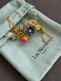 Pre-loved Les Néréides Multicolour Floral Necklace