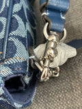 Coach Brook Flap Chain Bag in Signature Washed Denim