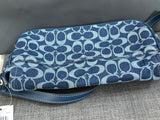Coach Brook Flap Chain Bag in Signature Washed Denim