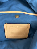 Coach Cargo Backpack in Indigo denim