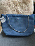 Moschino Couture Woven Denim Tote Bag