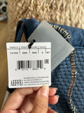 Moschino Couture Woven Denim Tote Bag