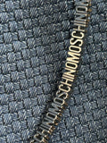 Moschino Couture Woven Denim Tote Bag