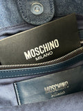 Moschino Couture Woven Denim Tote Bag
