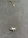 Pre-loved Bill Skinner cat necklace