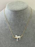 Pre-loved Bill Skinner cat necklace
