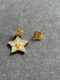 Pre-loved Tory Burch Gold Star Drop Earrings