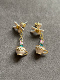 Pre-loved bill skinner earrings