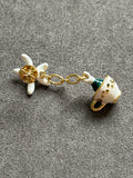 Pre-loved bill skinner earrings