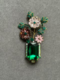 FLOWERS BROOCH