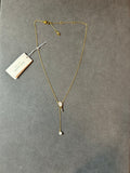 kate spade Queen Of The Court Tennis Racket Lariat Necklace