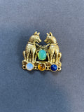 EGYPT VINTAGE STYLE BROOCH