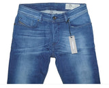 DIESEL SLEENKER 0680R Men’s Blue Stretch Slim Skinny Jeans W28 L32 BNWT