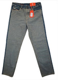 DIESEL 1955-SP 007F4 Men’s Two-Tone Straight Leg Jeans BNWT