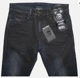 DIESEL D-AMNY-Y 069QM Men’s Skinny Jeans Black Stretch Denim Authentic