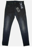 DIESEL D-AMNY-Y 069QM Men’s Skinny Jeans Black Stretch Denim Authentic