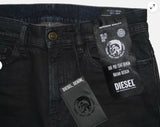 DIESEL D-AMNY-Y 069QM Men’s Skinny Jeans Black Stretch Denim Authentic