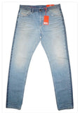 Diesel 1995 09E21 Men’s Light Blue Jeans Two Tone Side Panels