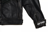 DIESEL L-TEAM LEATHER JACKET SIZE M