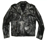 DIESEL L-INGRAN LEATHER JACKET SIZE L