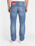 DIESEL D-VIKER 0EHAJ Men's Straight Leg Jeans Blue Denim Authentic