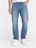 DIESEL D-VIKER 0EHAJ Men's Straight Leg Jeans Blue Denim Authentic