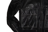 DIESEL L-BOOM LEATHER JACKET SIZE L