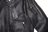 DIESEL L-JOSEPH LEATHER JACKET SIZE S