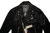 DIESEL LAPISMIUM LEATHER JACKET SIZE L