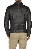 DIESEL LAPISMIUM LEATHER JACKET SIZE L