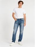 DIESEL Buster 081AQ Men's Slim Straight Blue Jeans W32 L32