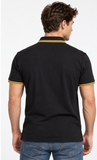POLO RALPH LAUREN Custom Slim Fit Men’s Polo Shirt Size L Black Gold Crest