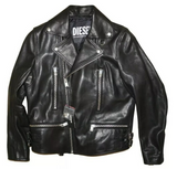 DIESEL L-GOTIV LEATHER JACKET SIZE S