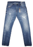 Diesel Krayver R831I Men’s Slim Carrot Distressed Blue Jeans