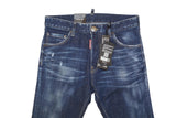 DSQUARED2 Cool Guy Jeans Men's Blue Denim Canada Flag Patch IT46 S74LB1336