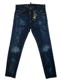 DSQUARED2 Cool Guy Jeans Men's Blue Denim Canada Flag Patch IT46 S74LB1336