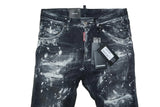 DSQUARED2 Skater Jeans Men's Size IT 44 S74LB1325 Distressed Denim Made in Italy