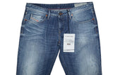 DIESEL Myboy 0818F Women's Straight Leg Jeans W31 L32 Blue Denim